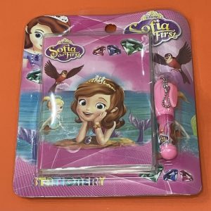 دفترچه با خودکار سوفیا فانتزی