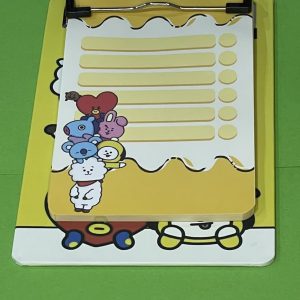 دفترچه یادداشت(چک لیست)فانتزی به همراه تخته شاسی